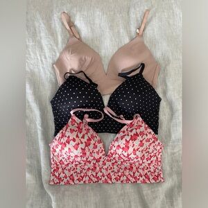 GAP Live-In Pretty Bralette (set of 3)